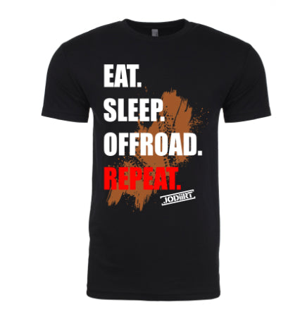 Eat. Sleep. Offroad. Repeat. Unisex Tee