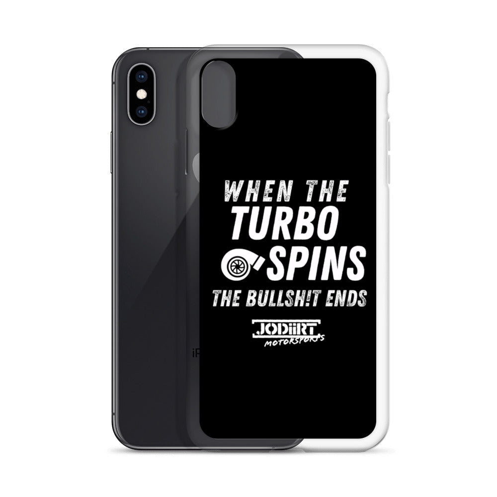 Turbo Spins iPhone Case