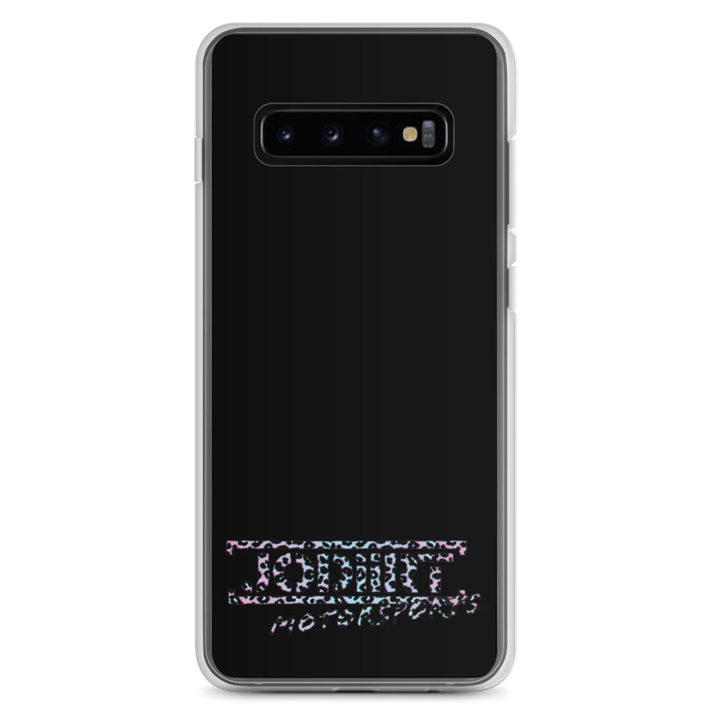 Black Rainbow Leopard Samsung Case