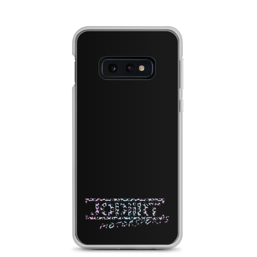 Black Rainbow Leopard Samsung Case