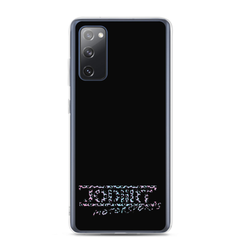 Black Rainbow Leopard Samsung Case