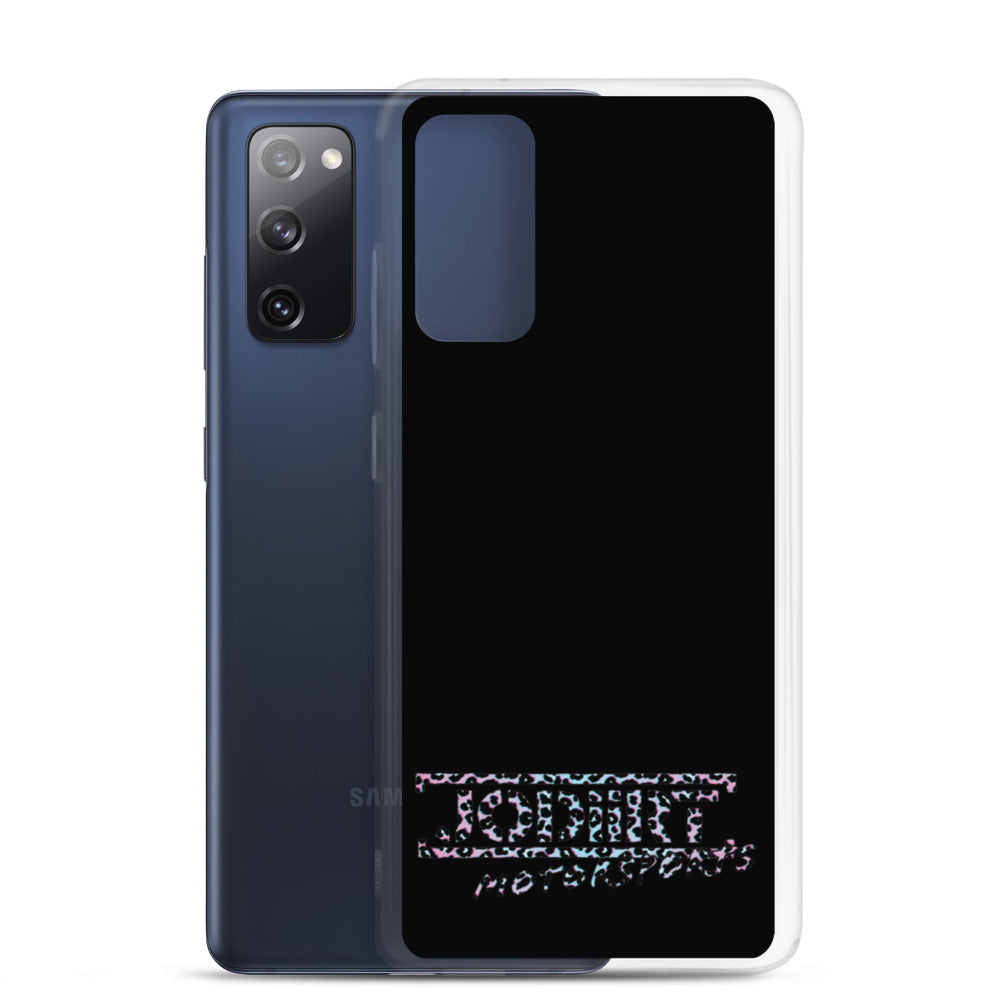 Black Rainbow Leopard Samsung Case