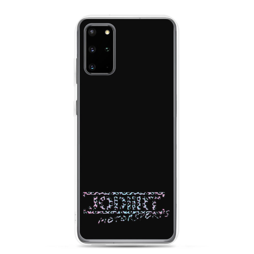 Black Rainbow Leopard Samsung Case