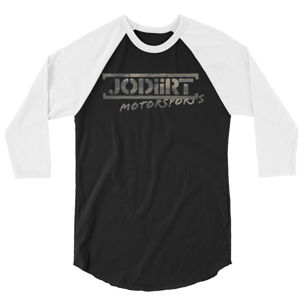JoDiirt Motorsports Baseball Tee Painted Camo Logo