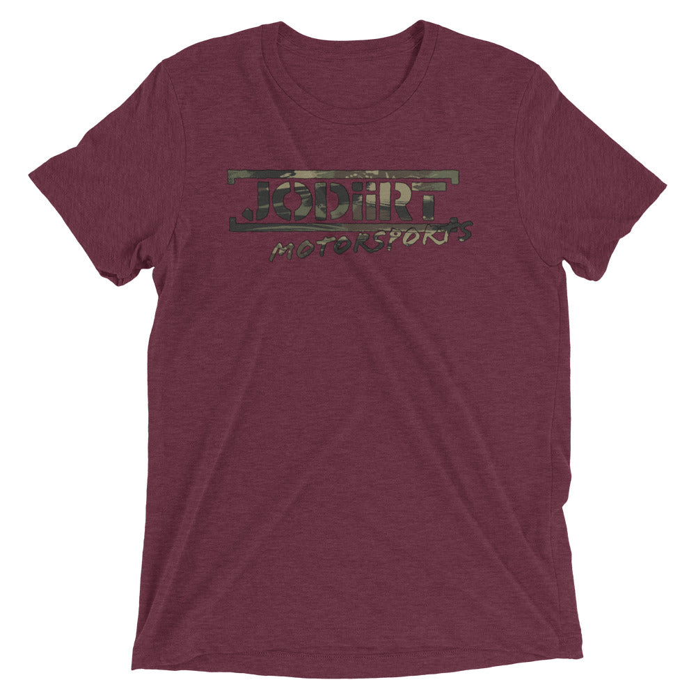 JoDiirt Motorsports Camo Splash Tri Blend Tee