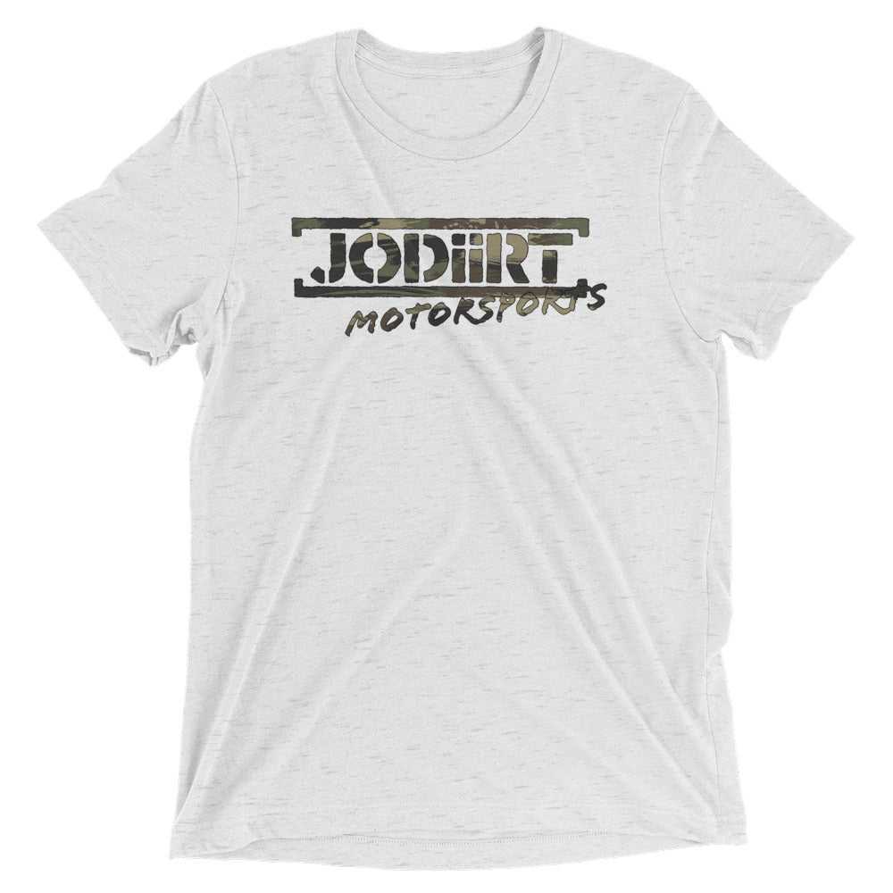 JoDiirt Motorsports Camo Splash Tri Blend Tee