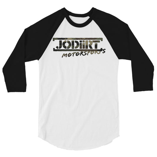 JoDiirt Motorsports Baseball Tee Painted Camo Logo